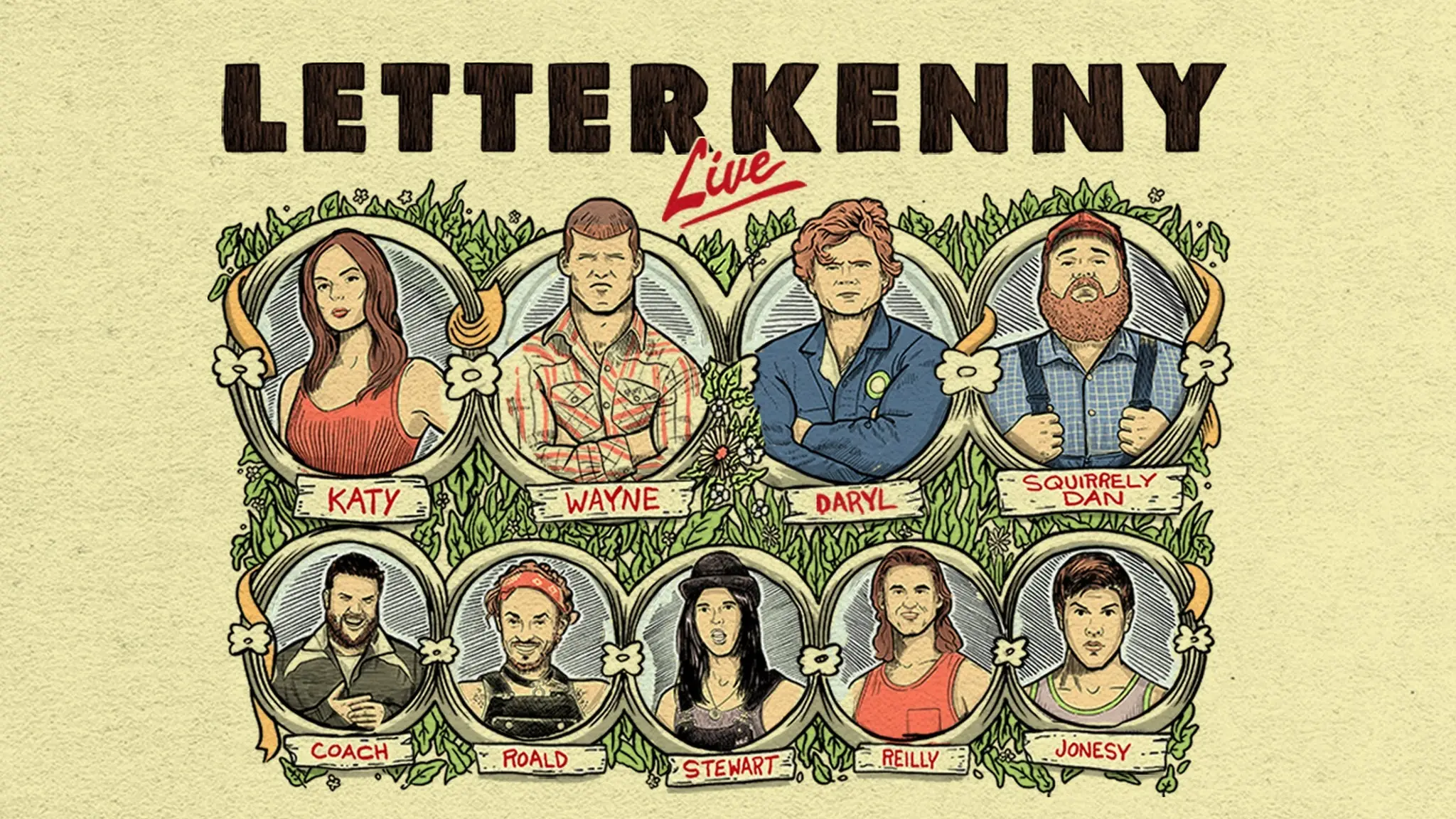 Letterkenny Live concert tour poster 2027